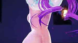 Hololive tocoyami towa in bass knight mmd