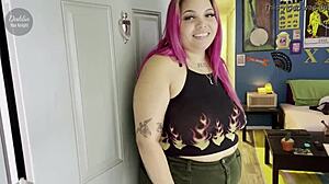 Bbw Dahlia Passionately Fucks New Neighbor