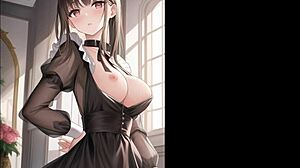 Ai Illustration Featuring Big Tits In Anime Style