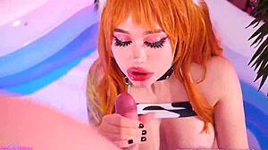 Hot Cow Enjoys Her Hobbies