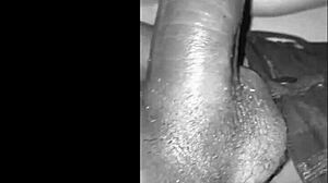 Chubby milf says, 'Watch me squirt on your huge cock'