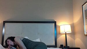 Hot petite 18+ woman with big ass and tattoo deepthroats cock.