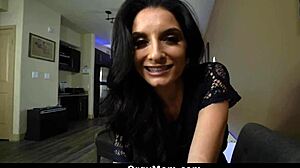 Horny Stepmom Demands Stepson To Grop Her Big Tits