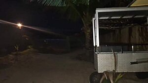 Married Fanny Flashes Ass Without Panties in Public Street!