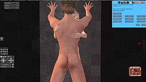 Intense second life sex checking out hot girl in shower part 3