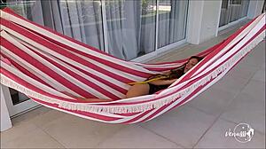 She Woke Up HORNY, Rubbing Her CLIT With Hitachi Until ORGASM, Wetting Her Panties