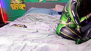 froppy cosplay gets ripped as this latina milf gets fucked hard.