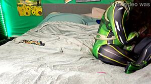 froppy cosplay gets ripped as this latina milf gets fucked hard.