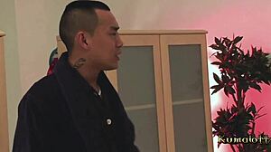 In Kumalott hospital, patient engages in anal sex with blonde nurse duo for threesome and facial.