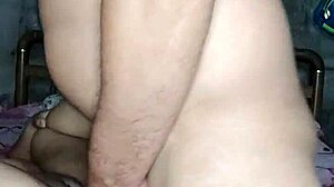 Sweet wife asks for good sex before bed in homemade video