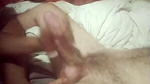 Big Cock Cums On Feet While Ball Kicking Fetish