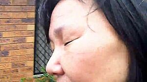 DUK AND DAVID DUK PEEING IN HER PANTS OUTSIDE!