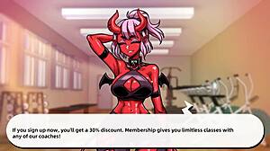 Lewd Gym 1 - A Sucubus Blowjob On Our First Day