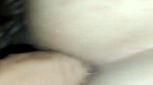 She straps on and fucks her ass deep in casual anal play