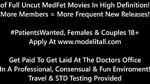 Aria Nicole gets multi flush enema from the perv doctor.