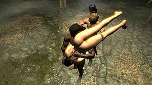 Claire's in big trouble, and it's rough in 3D!