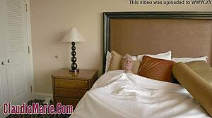 Silicone boobs battle silicone cock and balls in wild clash