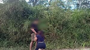 Horny Filipino Couple Fucks In Public With Voice Over Shoutout