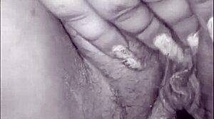 Chubby milf says, 'Watch me squirt on your huge cock'