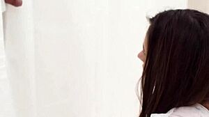 Mormon Babe Feels Deep Emotions During Hardcore Action With Older Stud