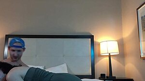 Hot petite 18+ woman with big ass and tattoo deepthroats cock.