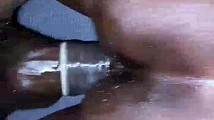 Ebony slut stripper rips clothes for big black cock pornstar showdown