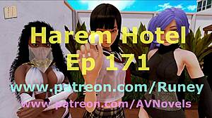 in harem hotel 171, the adventures continue in the luxurious hotel setting