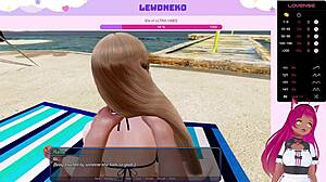 vtuber lewdneko dives into harem hotel part 21 with maid and slave elements