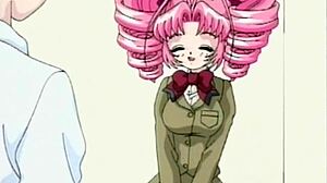 anime teen gets roughly fucked in her tight pussy by big cock