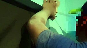 he ends up sucking the carpenter's cock in gay encounter