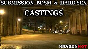 Obedient wife gets spanked hard in the kitchen homemade