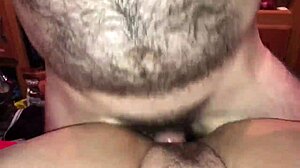 Busty babe POV winter hardcore sex