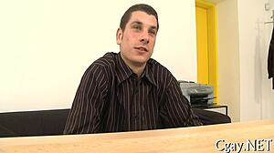 Twinks Engage in Intense Homosexual Porn Action