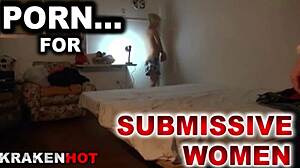 Obedient wife gets spanked hard in the kitchen homemade