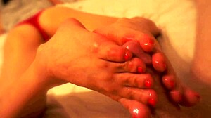 Hey, check out Koto giving an insane footjob like no other, wanna see her work those feet on me tonight?