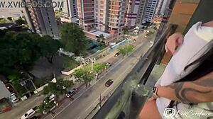 Sentei E Chupei O Cacete Do Meu Namorado E Depois Ele Me Comeu Na Sacada Do Apartamento - Drii Cordeiro