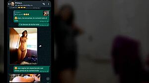 whatsapp with my cousin gets hot and ends in my room