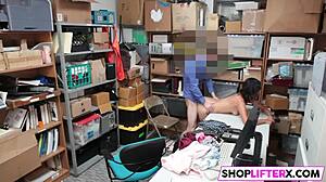 Big Dick For Sweet Gal Shoplifter!
