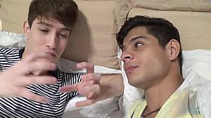 behind the scenes, diogo fucks guilherme lotz bareback