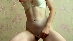 pretty student gets so horny