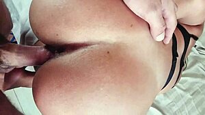 i love being fucked on all fours as a latina milf, contracting my pussy tightly around his cock