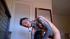 After Sweaty Training We Fuck Hairy Pussy Hard