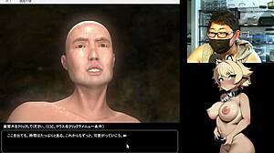 in this 3d anime hentai, escape after sex and put the old man in jail