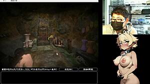 in this 3d anime hentai, escape after sex and put the old man in jail