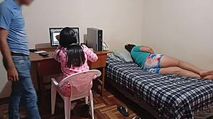 Young Latina Gamer Gets Pounded Hard While Playing Intense Game