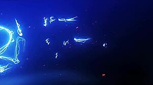 Shannon performs deepthroat, anal, and blowjob in interracial group creampie.