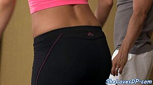 Watch This Yoga Babe Get Assfucked And Jizzed In Her Mouth!