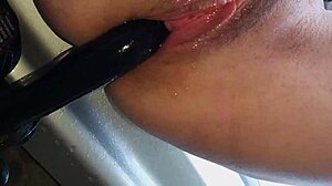 Vintage car hitch in back double urination before intense orgasmic intercourse