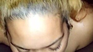 Ebony Amateur Sucks Monster Cock with Big Ass in Homemade Chicago Scene