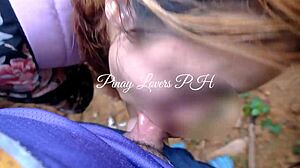 Pinay Bent Over Public Creampie!